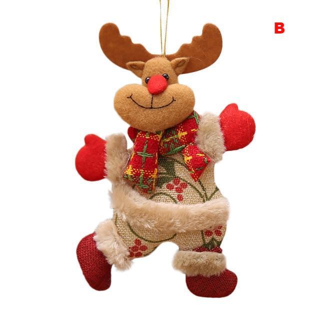 Cute Home Decor Christmas Ornaments Gift Santa Claus Snowman Tree Toy Doll - Lusy Store
