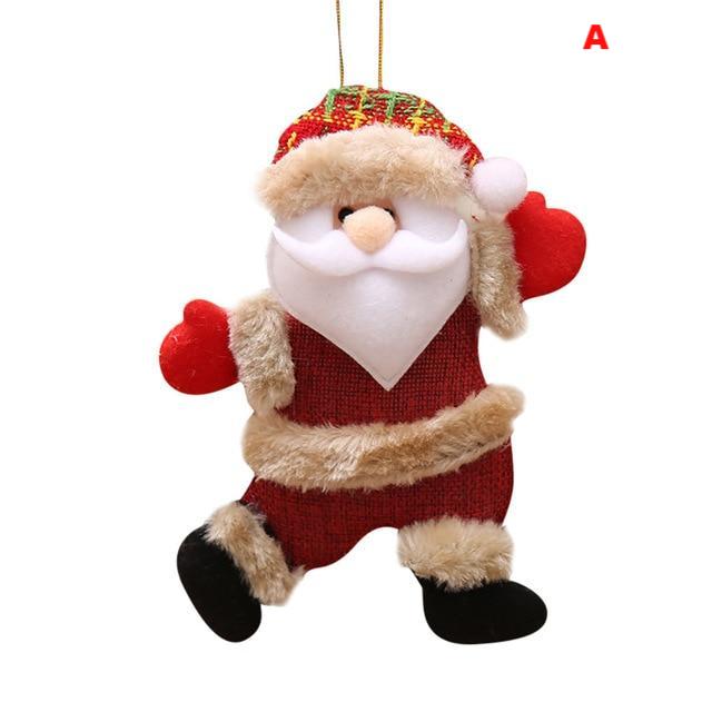 Cute Home Decor Christmas Ornaments Gift Santa Claus Snowman Tree Toy Doll - Lusy Store