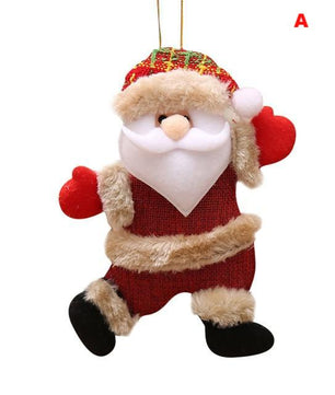 Cute Home Decor Christmas Ornaments Gift Santa Claus Snowman Tree Toy Doll - Lusy Store