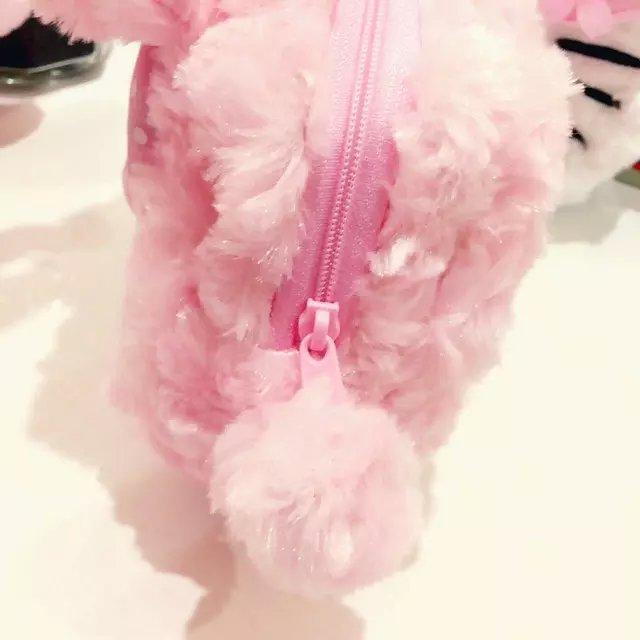 Cute Japanese Anime Cherry Blossom My melody Hello Kitty Plush Bags Stuffed Toy Soft Women's Handbag - Lusy Store
