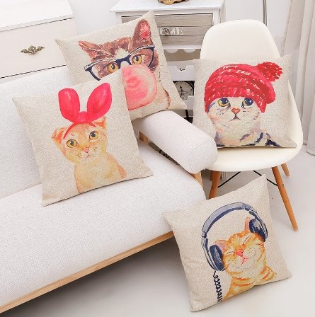 Cute Lovely Cat Pillowcase - Lusy Store