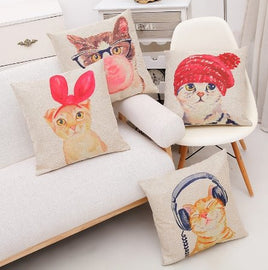 Cute Lovely Cat Pillowcase - Lusy Store