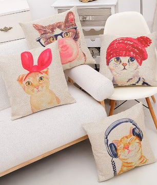 Cute Lovely Cat Pillowcase - Lusy Store