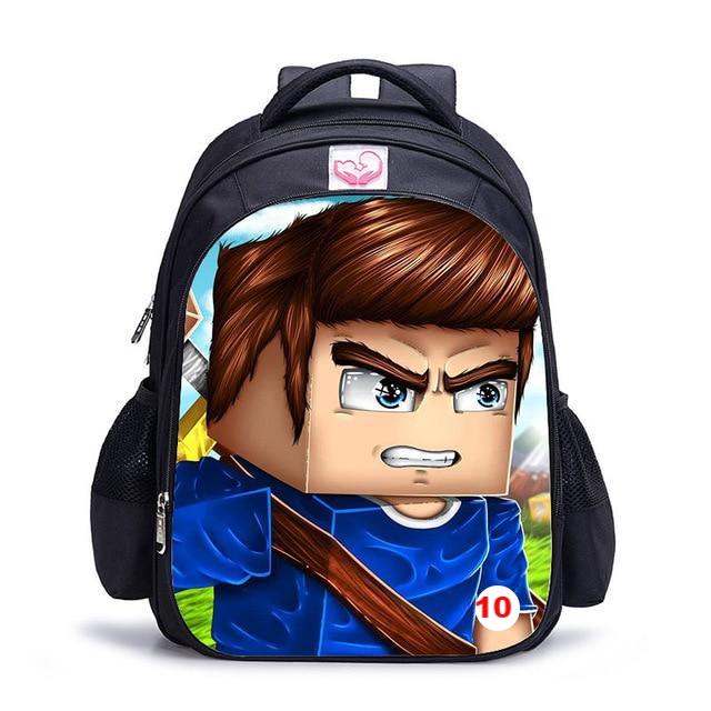 Cute MineCraft Cartoon Backpack Boys School Bags Hot Primary - Lusy Store