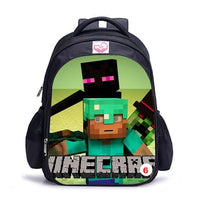 Cute MineCraft Cartoon Backpack Boys School Bags Hot Primary 6