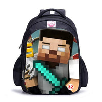 Cute MineCraft Cartoon Backpack Boys School Bags Hot Primary 32