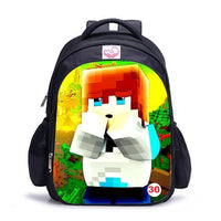 Cute MineCraft Cartoon Backpack Boys School Bags Hot Primary 30