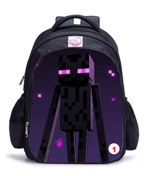 Cute MineCraft Cartoon Backpack Boys School Bags Hot Primary - Lusy Store