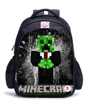 Cute MineCraft Cartoon Backpack Boys School Bags Hot Primary - Lusy Store