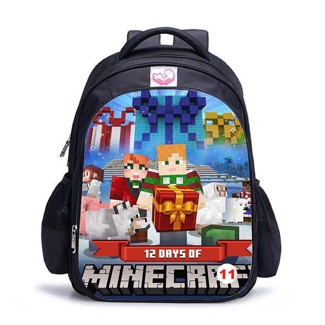 Cute MineCraft Cartoon Backpack Boys School Bags Hot Primary - Lusy Store