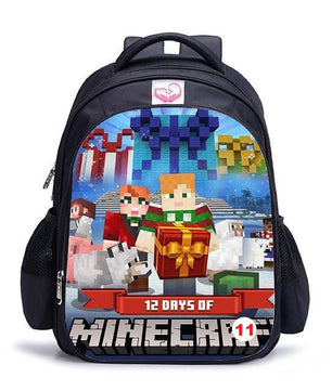 Cute MineCraft Cartoon Backpack Boys School Bags Hot Primary - Lusy Store