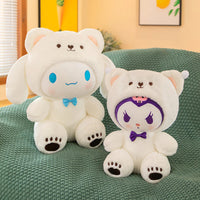 Cute Sanrio Plush Hello Kitty Kuromi Melody Toy Kawaii Cinnamoroll Big Ear Dog Soft Kids Gift - Lusy Store LLC