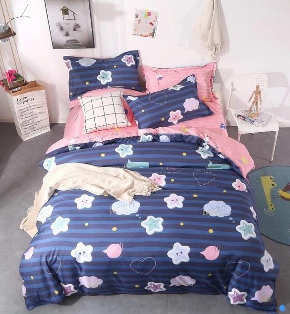 Cute Unicorn and Flamingo Bedding Sets Duvet Cover Kids Bedding Sets Tropical Leave Twin/Full/Queen/King Size - Lusy Store