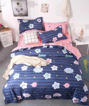 Cute Unicorn and Flamingo Bedding Sets Duvet Cover Kids Bedding Sets Tropical Leave Twin/Full/Queen/King Size - Lusy Store