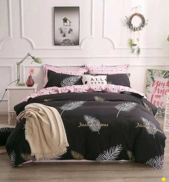 Cute Unicorn and Flamingo Bedding Sets Duvet Cover Kids Bedding Sets Tropical Leave Twin/Full/Queen/King Size - Lusy Store