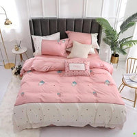 Cute Unicorn Bedding Sets Duvet Cover Embroidery Kids Bedding Sets Soft Bed Linen Twin/Queen/King Size - Lusy Store