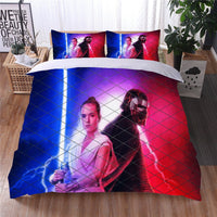 Daisy Ridley Star Wars Bedding Blue Red Duvet Covers Twin Full Queen King Bed Set LS22670 - Lusy Store