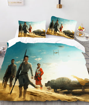 Daisy Ridley Star Wars Bedding Green Duvet Covers Twin Full Queen King Bed Set LS22672 - Lusy Store