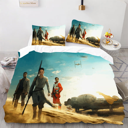 Daisy Ridley Star Wars Bedding Green Duvet Covers Twin Full Queen King Bed Set LS22672 - Lusy Store