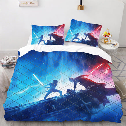 Daisy Ridley Star Wars Bedding Sky Blue Duvet Covers Twin Full Queen King Bed Set LS22671 - Lusy Store