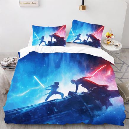 Daisy Ridley Star Wars Bedding Sky Blue Duvet Covers Twin Full Queen King Bed Set LS22671 - Lusy Store