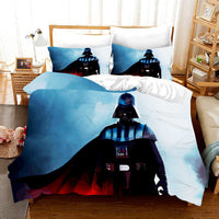 Darth Vader Star Wars Bedding Blue Duvet Covers Comforter Set Quilted Blanket Bed Set LS22697 - Lusy Store