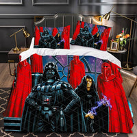 Darth Vader Star Wars Bedding Red Duvet Covers Comforter Set Quilted Blanket Bed Set LS22698 - Lusy Store