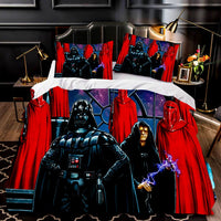 Darth Vader Star Wars Bedding Red Duvet Covers Comforter Set Quilted Blanket Bed Set LS22698 - Lusy Store