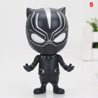 Deadpool Spider-man Black Panther Bobble Head Shaking Avengers PVC Action Figure Collection - Lusy Store