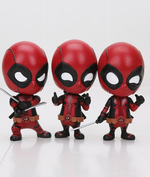Deadpool Spider-man Black Panther Bobble Head Shaking Avengers PVC Action Figure Collection - Lusy Store
