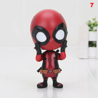 Deadpool Spider-man Black Panther Bobble Head Shaking Avengers PVC Action Figure Collection - Lusy Store