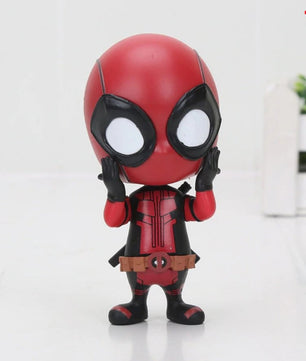 Deadpool Spider-man Black Panther Bobble Head Shaking Avengers PVC Action Figure Collection - Lusy Store