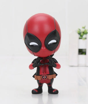 Deadpool Spider-man Black Panther Bobble Head Shaking Avengers PVC Action Figure Collection - Lusy Store