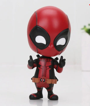 Deadpool Spider-man Black Panther Bobble Head Shaking Avengers PVC Action Figure Collection - Lusy Store