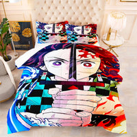 Demon Slayer Movie Bedding Kochou Shinobu Cosplay Quilt Set Cover D588 - Lusy Store