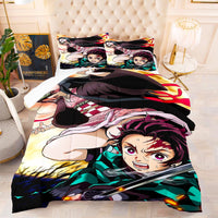 Demon Slayer Movie Bedding Kochou Shinobu Cosplay Quilt Set Cover D588 - Lusy Store