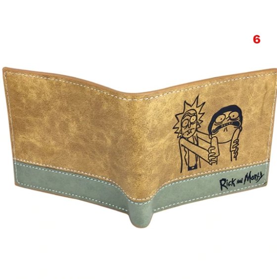 Design Anime Wallet Rick and Morty Gravity Falls Yuri on Ice Five Nights At Freddy's Purse Card Holder - Lusy Store