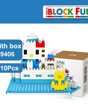 Diamond Building Blocks Hello Kitty 4 Style Scenario Model Children Toys - Lusy Store