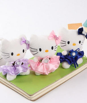 Diamond Hello Kitty Plush Stuffed Wedding Bouquet Decor - Lusy Store