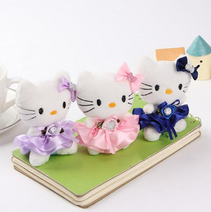 Diamond Hello Kitty Plush Stuffed Wedding Bouquet Decor