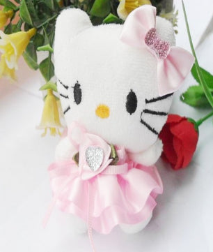Diamond Hello Kitty Plush Stuffed Wedding Bouquet Decor - Lusy Store