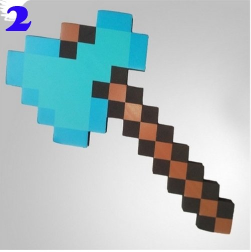 Diamond minecraft sword Mosaic Espada/Picareta/Machado/Hamaxe - Lusy Store
