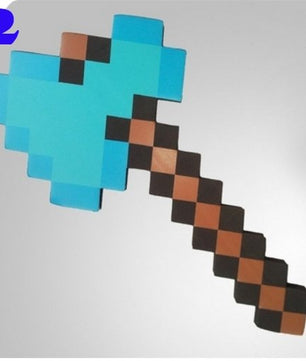 Diamond minecraft sword Mosaic Espada/Picareta/Machado/Hamaxe - Lusy Store