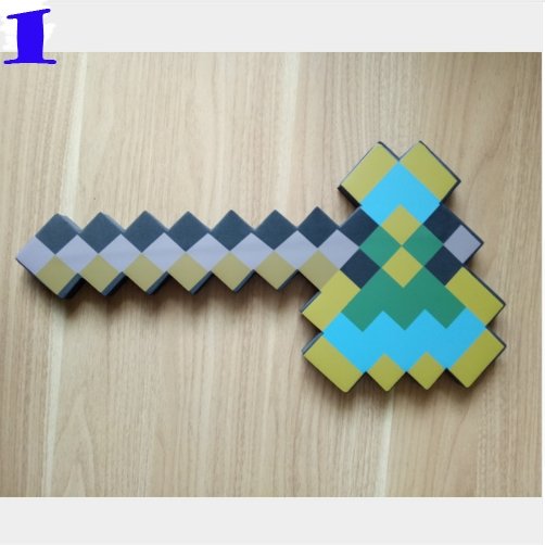 Diamond minecraft sword Mosaic Espada/Picareta/Machado/Hamaxe - Lusy Store