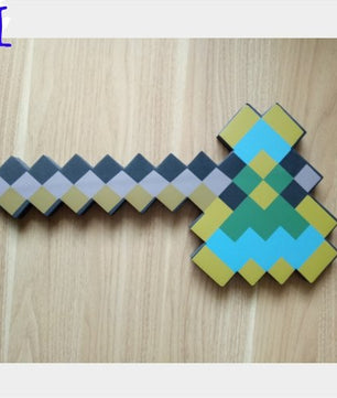 Diamond minecraft sword Mosaic Espada/Picareta/Machado/Hamaxe - Lusy Store
