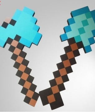 Diamond minecraft sword Mosaic Espada/Picareta/Machado/Hamaxe - Lusy Store