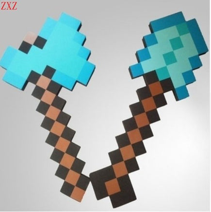 Diamond minecraft sword Mosaic Espada/Picareta/Machado/Hamaxe - Lusy Store