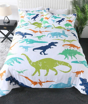 Dinosaur Bedding 3D Cartoon Jurassic Printed Bedclothes For Boys Home Textiles - Lusy Store
