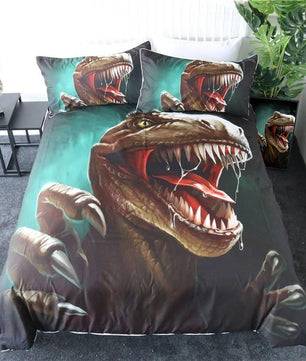 Dinosaur Bedding 3D Cartoon Jurassic Printed Bedclothes For Boys Home Textiles - Lusy Store