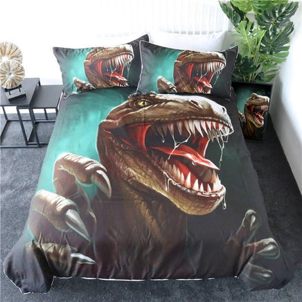 Dinosaur Bedding 3D Cartoon Jurassic Printed Bedclothes For Boys Home Textiles - Lusy Store